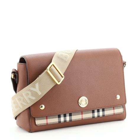 burberry note check crossbody bag|burberry crossbody bag women's.